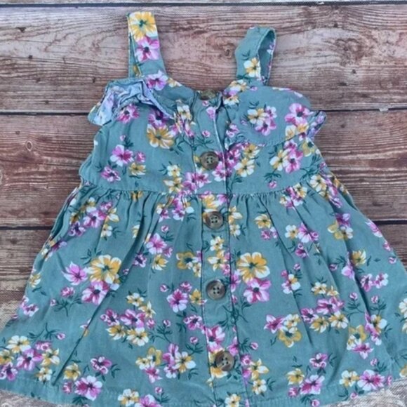 Baby girl floral dress set of two size 6-9 months - Picture 4 of 6